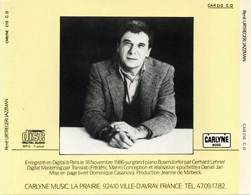 CD René Urtreger "Jazzman" – photo 2